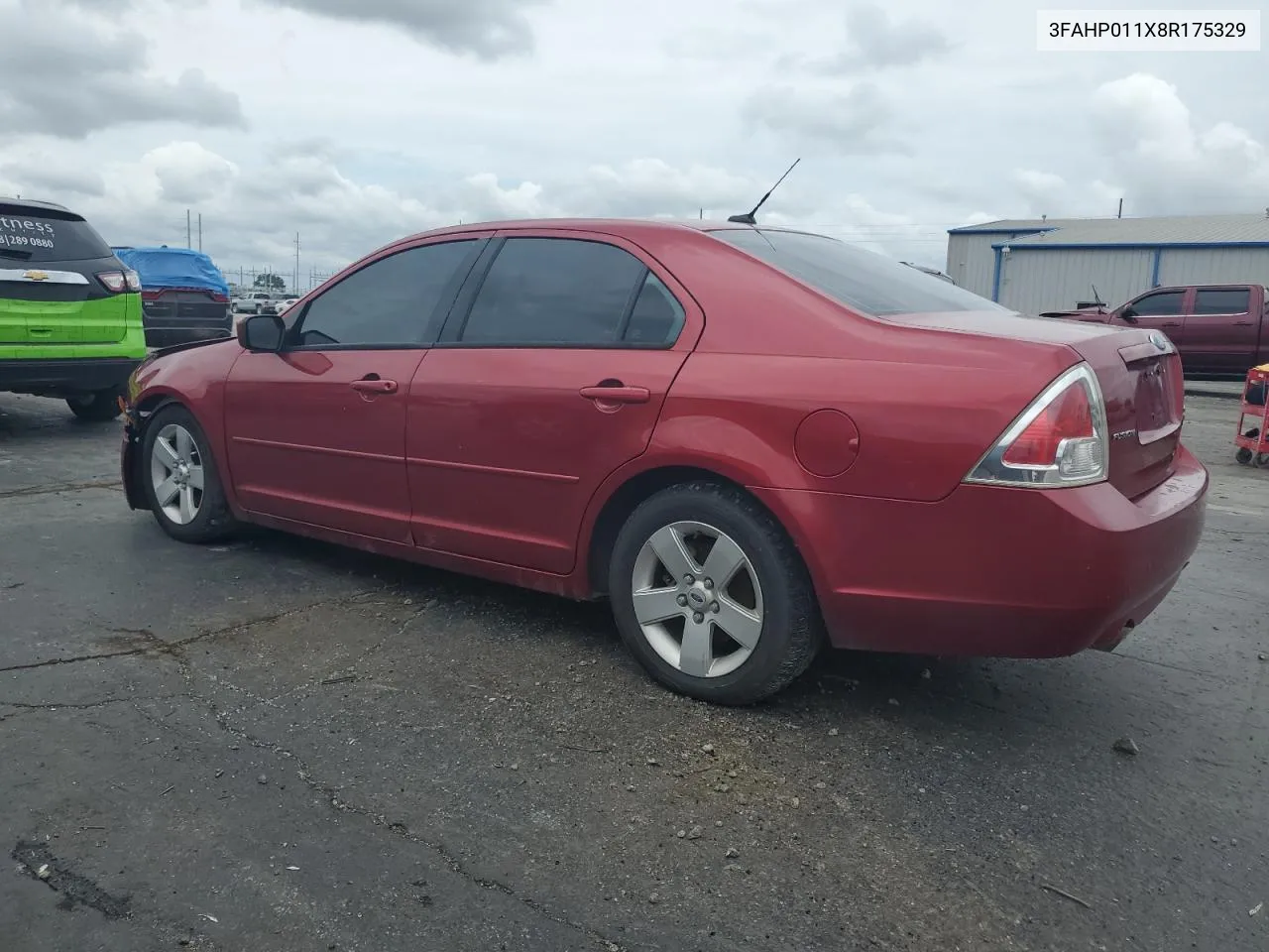 2008 Ford Fusion Se VIN: 3FAHP011X8R175329 Lot: 63557614