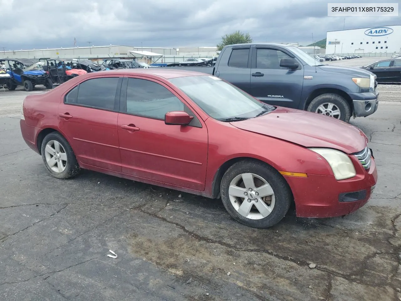 2008 Ford Fusion Se VIN: 3FAHP011X8R175329 Lot: 63557614