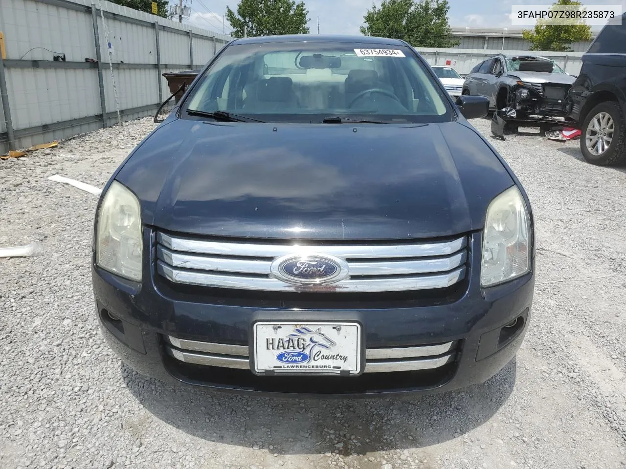 3FAHP07Z98R235873 2008 Ford Fusion Se