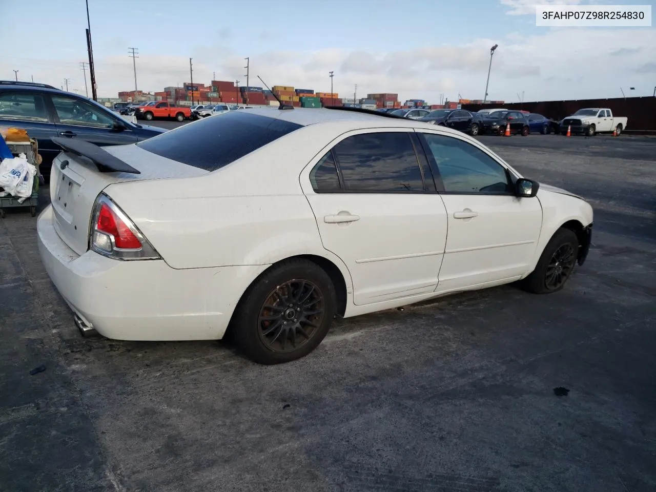 3FAHP07Z98R254830 2008 Ford Fusion Se