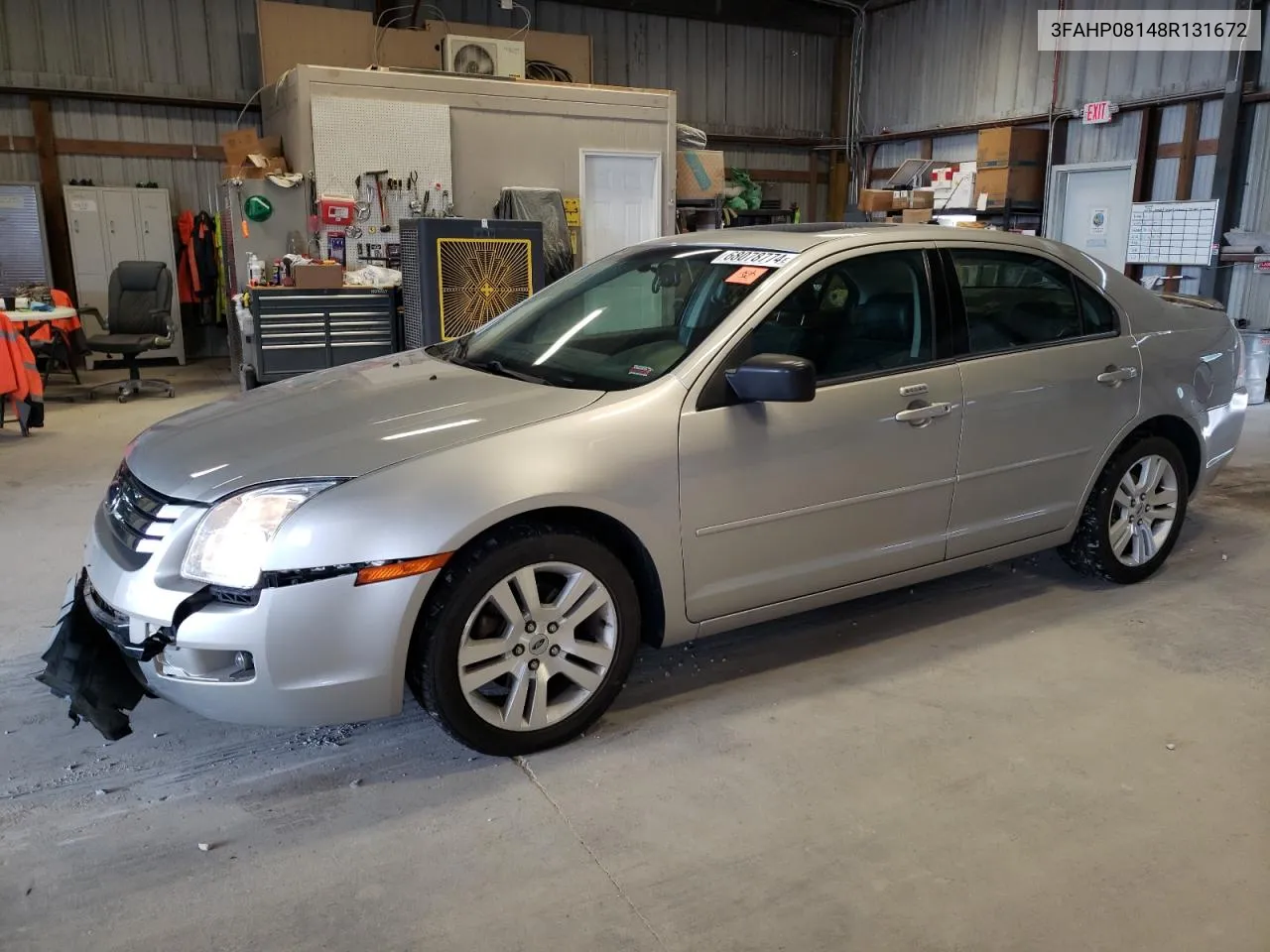 2008 Ford Fusion Sel VIN: 3FAHP08148R131672 Lot: 68078774