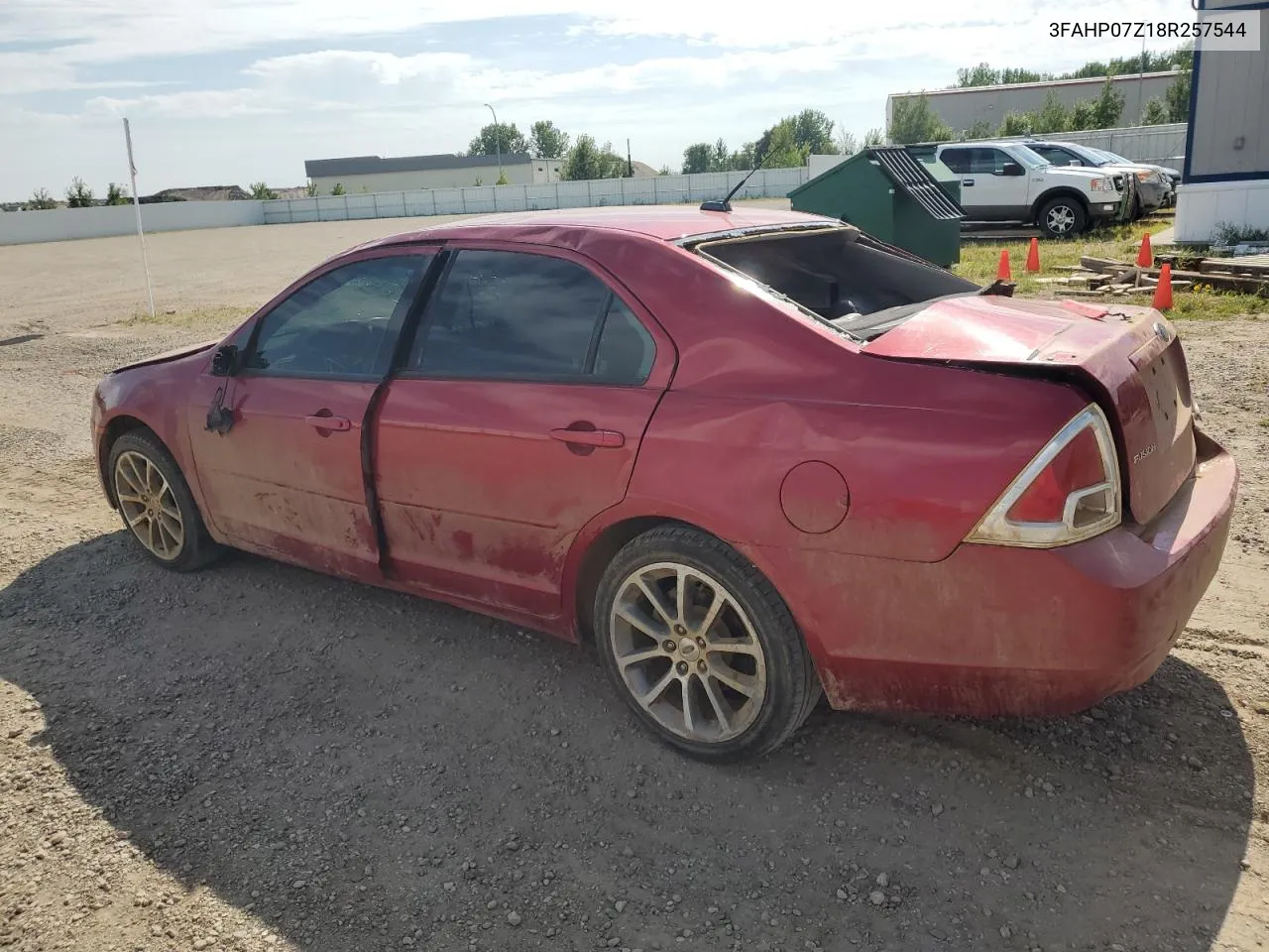 3FAHP07Z18R257544 2008 Ford Fusion Se