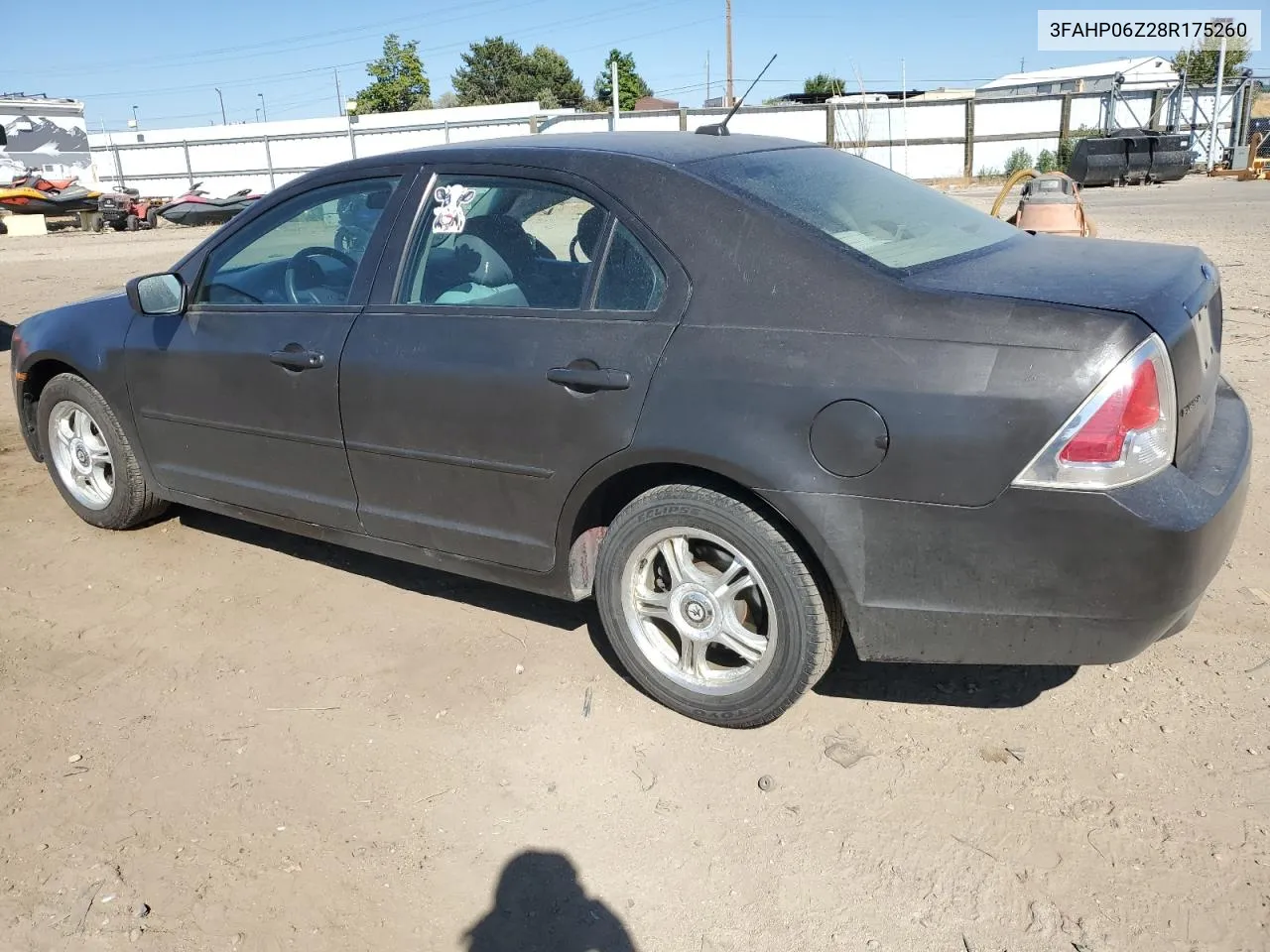 2008 Ford Fusion S VIN: 3FAHP06Z28R175260 Lot: 68950254