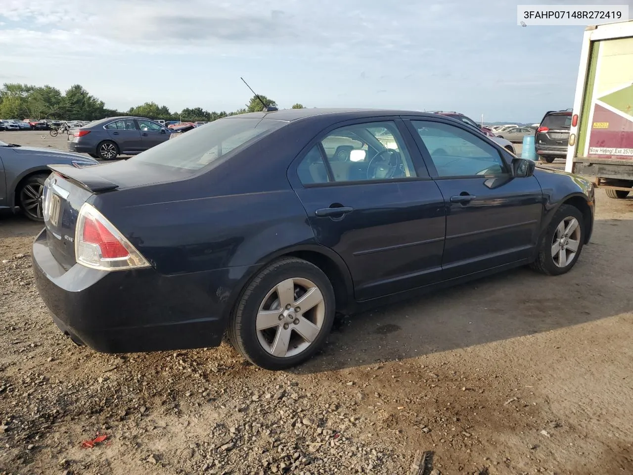 2008 Ford Fusion Se VIN: 3FAHP07148R272419 Lot: 69383124