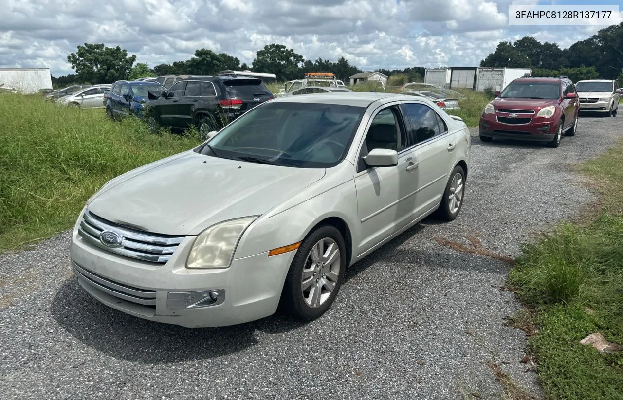 2008 Ford Fusion Sel VIN: 3FAHP08128R137177 Lot: 70516664