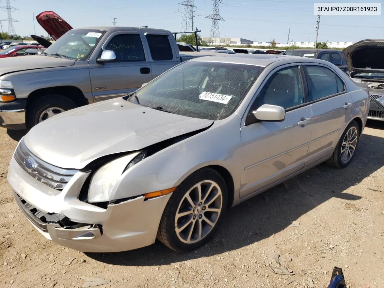 3FAHP07Z08R161923 2008 Ford Fusion Se