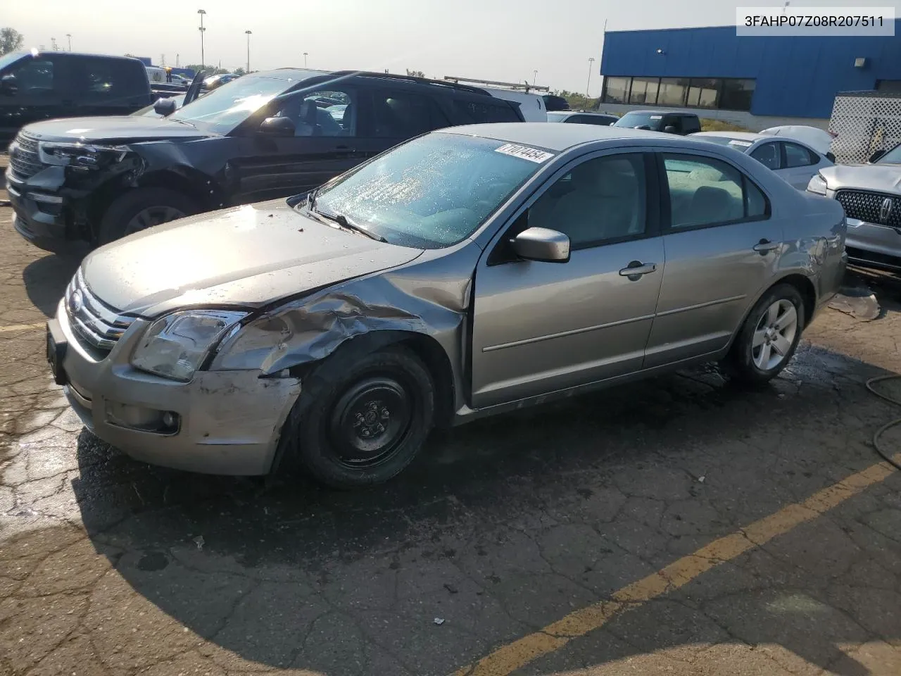 3FAHP07Z08R207511 2008 Ford Fusion Se