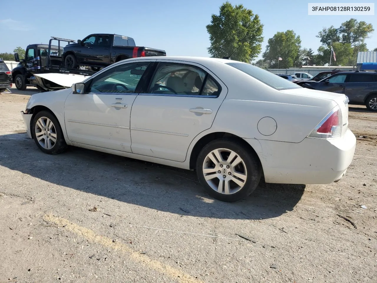 2008 Ford Fusion Sel VIN: 3FAHP08128R130259 Lot: 71807144