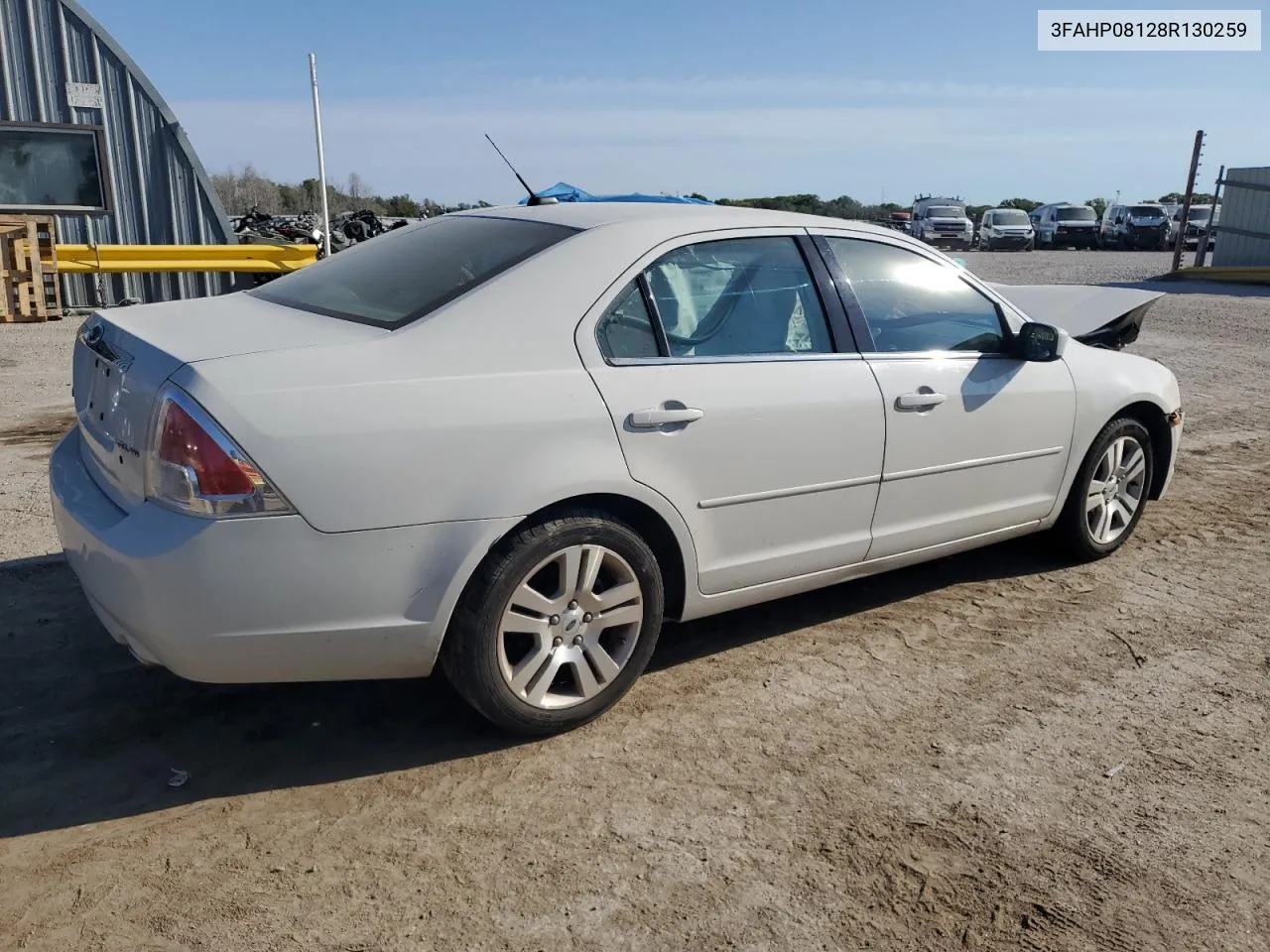 2008 Ford Fusion Sel VIN: 3FAHP08128R130259 Lot: 71807144