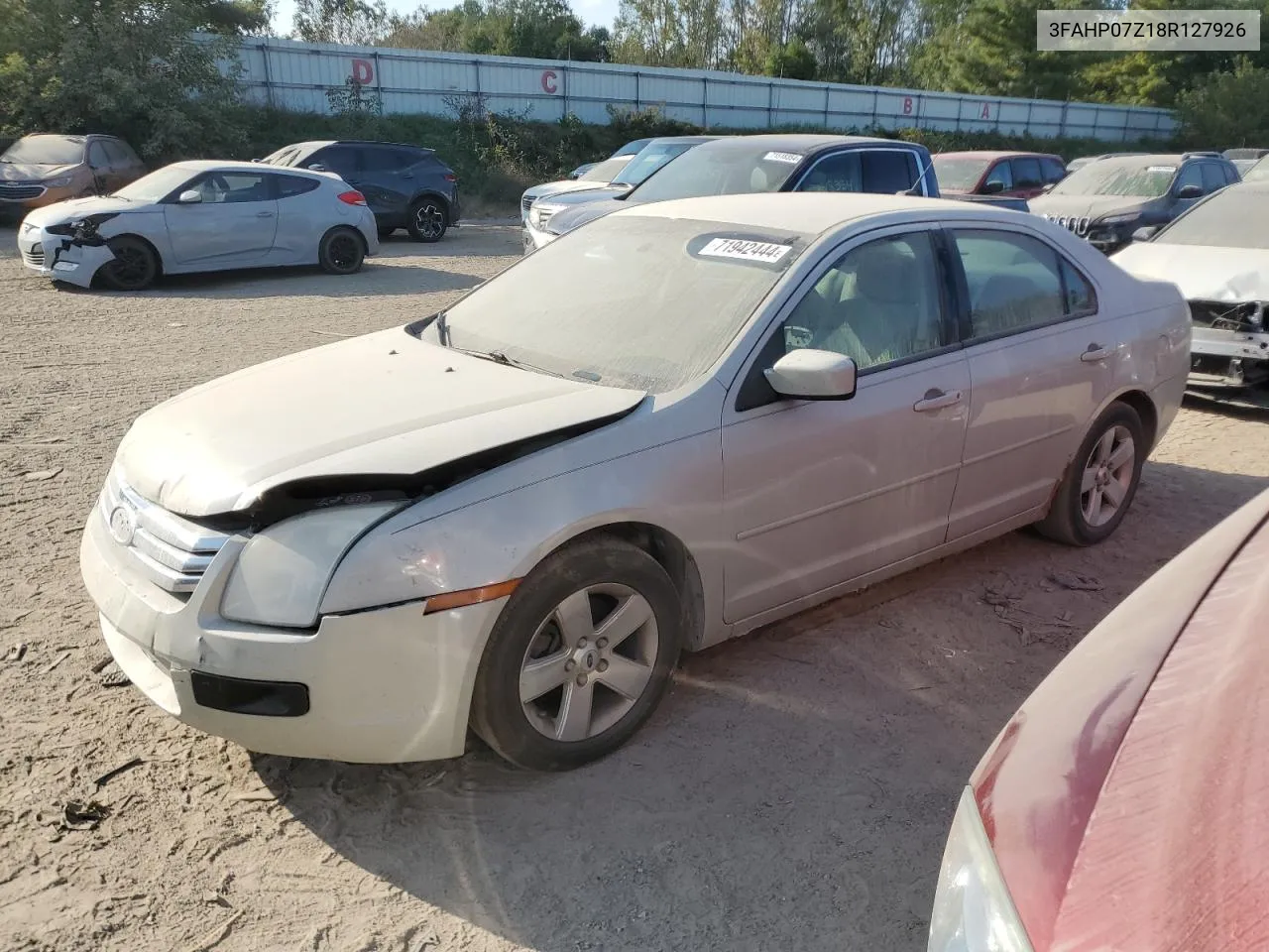 2008 Ford Fusion Se VIN: 3FAHP07Z18R127926 Lot: 71942444