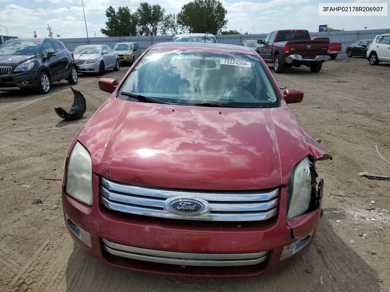 3FAHP02178R206907 2008 Ford Fusion Sel