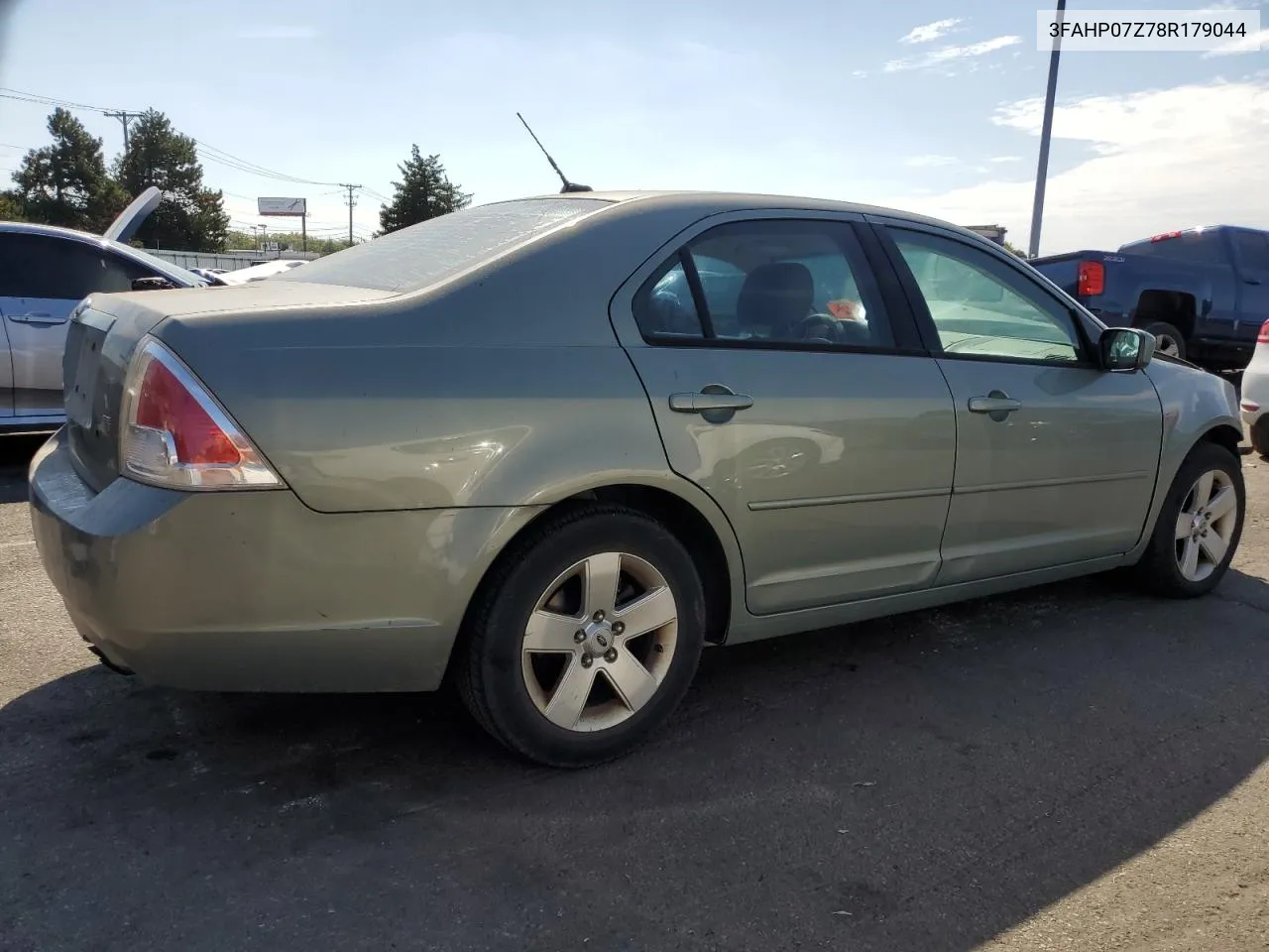 2008 Ford Fusion Se VIN: 3FAHP07Z78R179044 Lot: 72415744