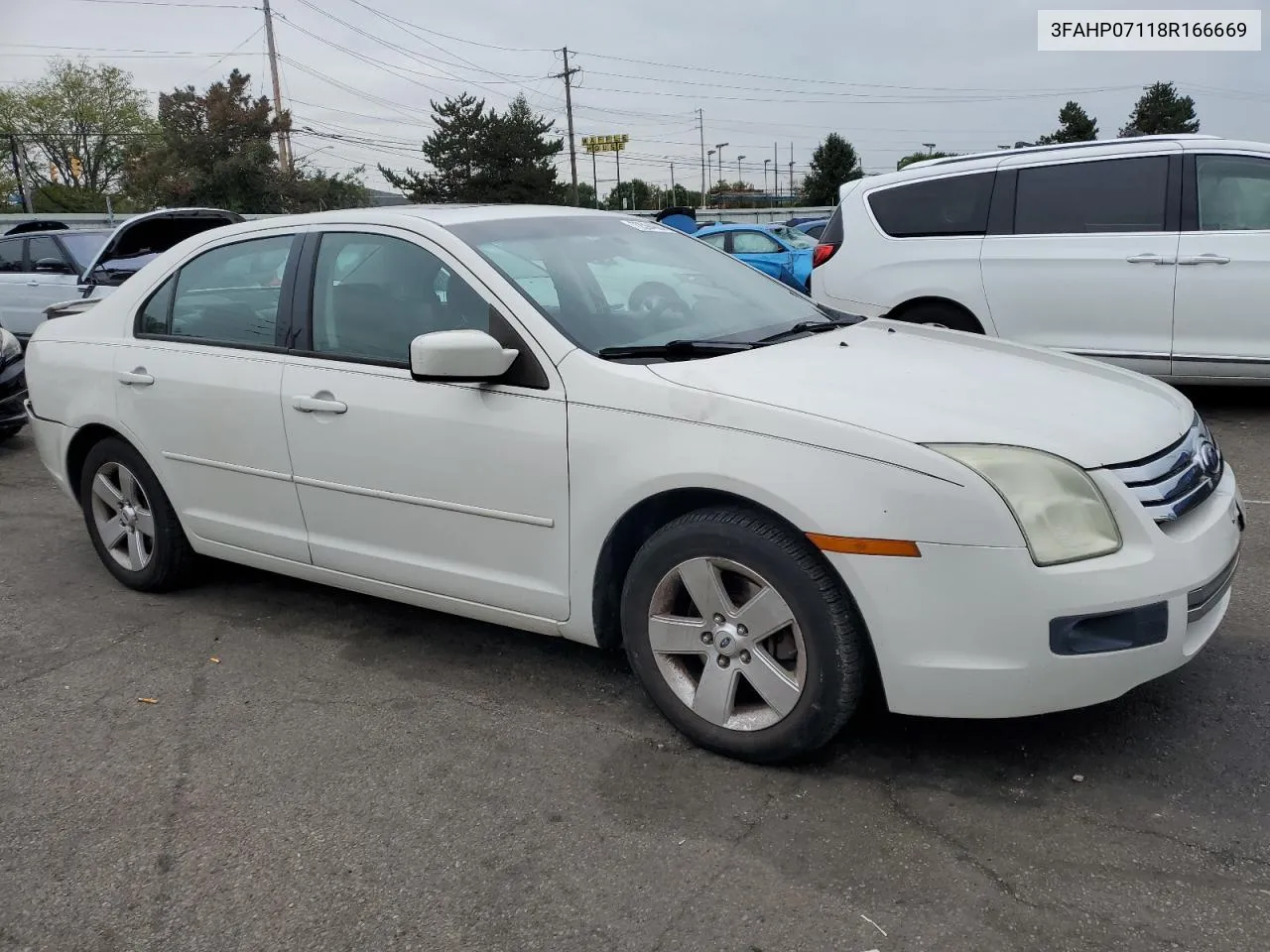 2008 Ford Fusion Se VIN: 3FAHP07118R166669 Lot: 72594694