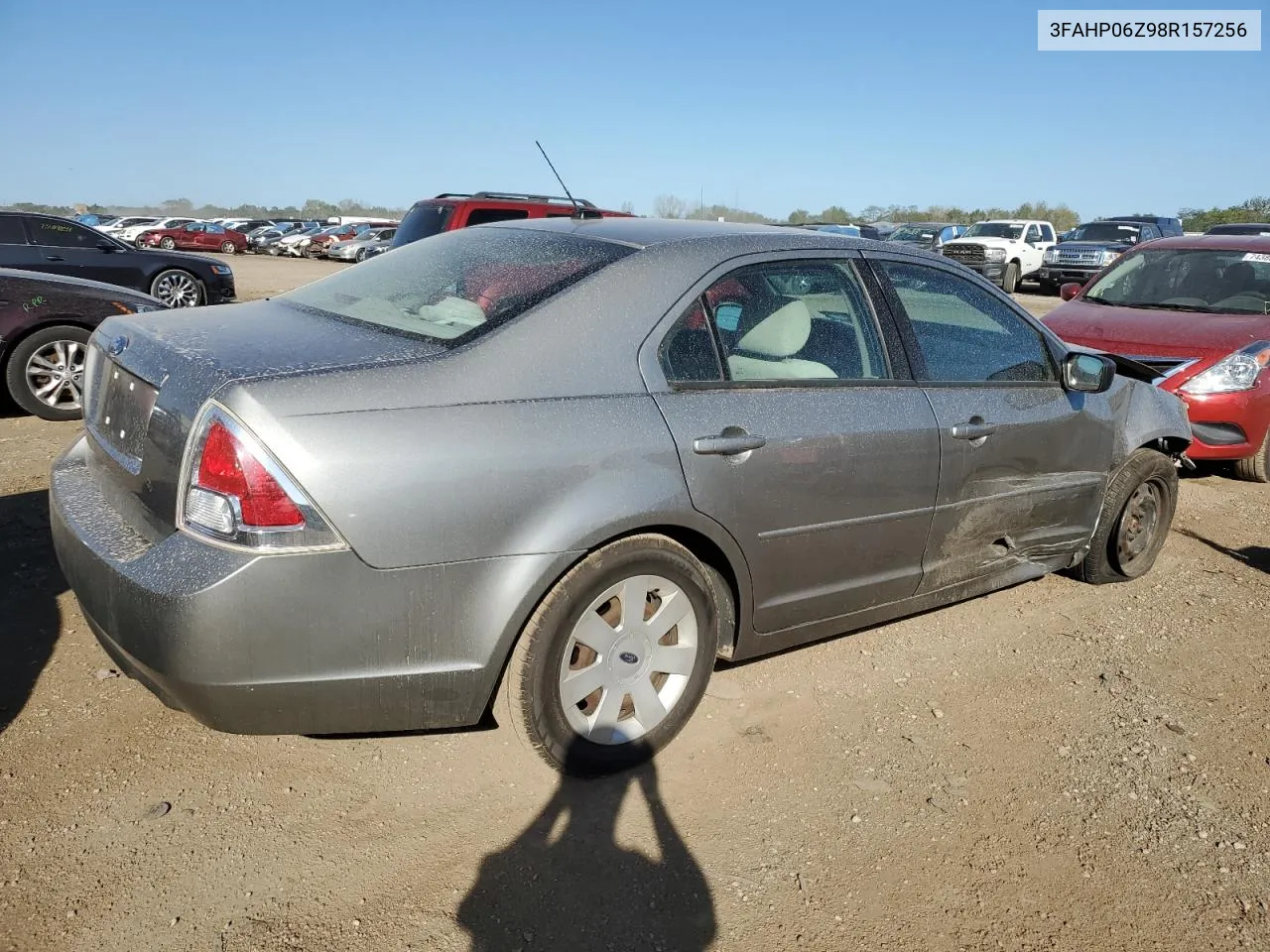 2008 Ford Fusion S VIN: 3FAHP06Z98R157256 Lot: 73920254