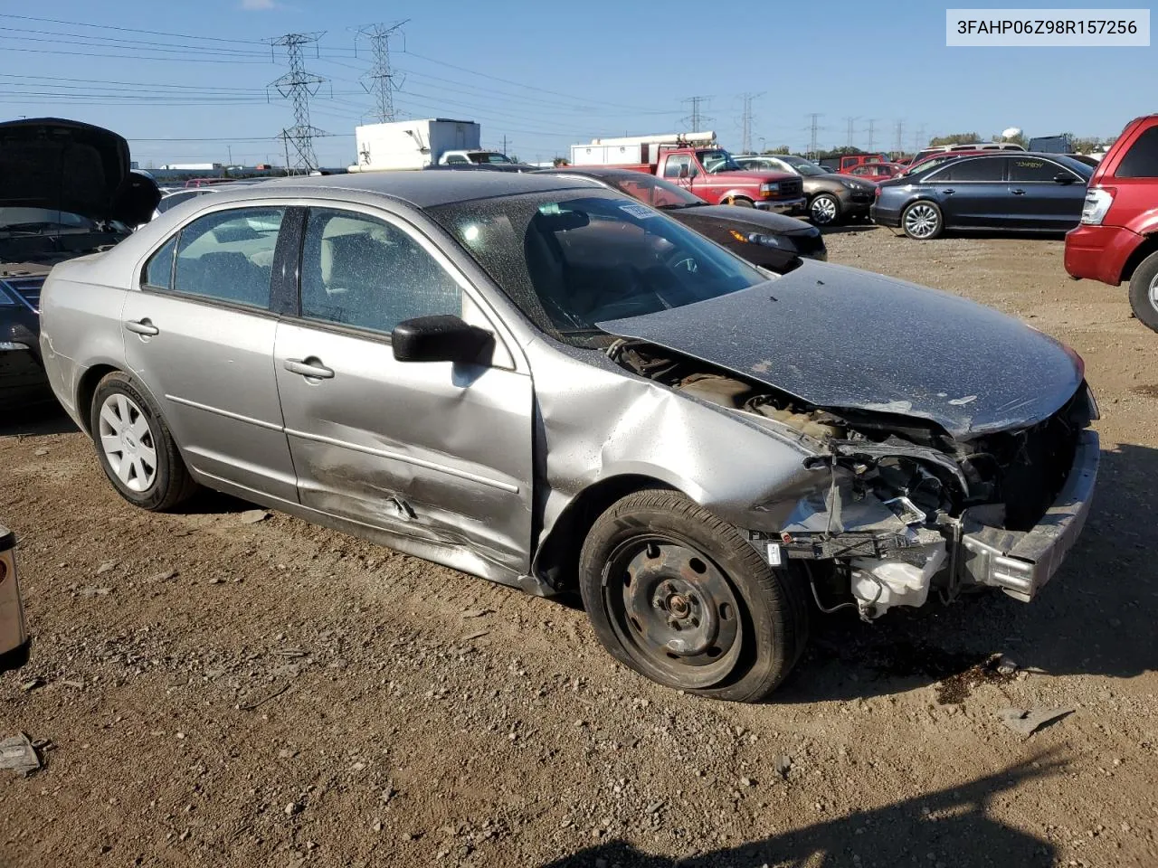 2008 Ford Fusion S VIN: 3FAHP06Z98R157256 Lot: 73920254