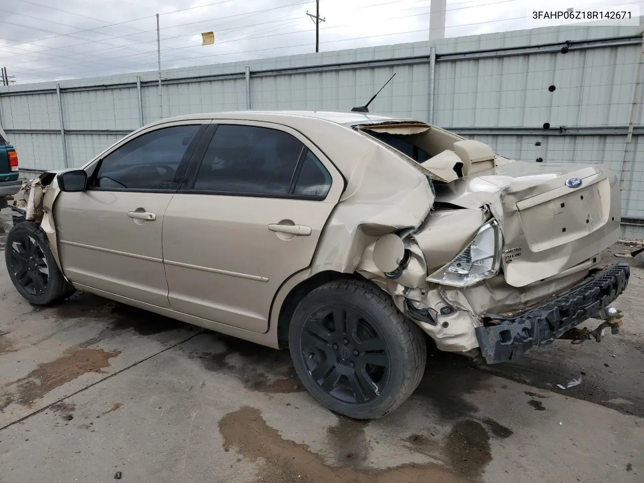 2008 Ford Fusion S VIN: 3FAHP06Z18R142671 Lot: 76260094