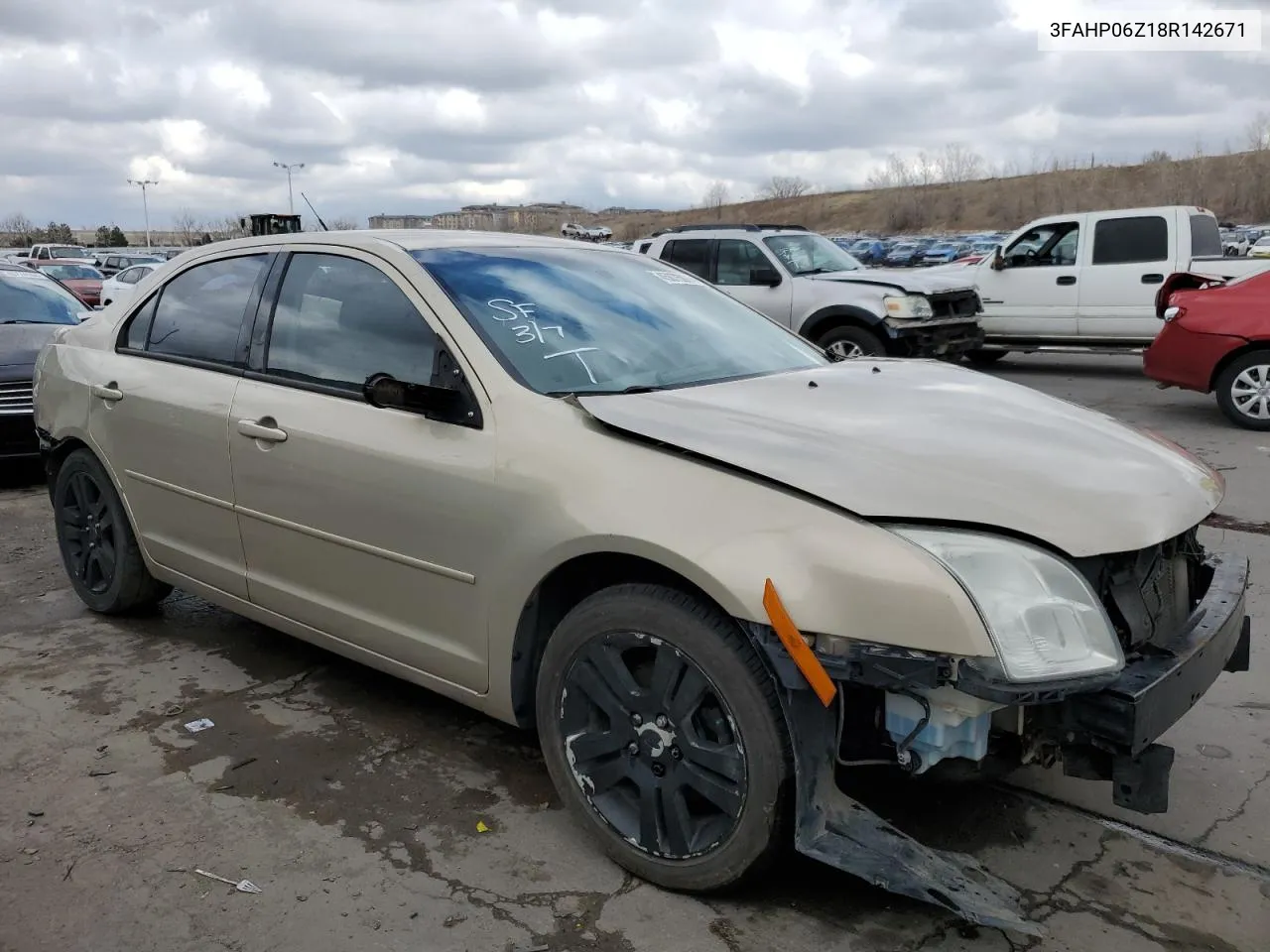 2008 Ford Fusion S VIN: 3FAHP06Z18R142671 Lot: 76260094