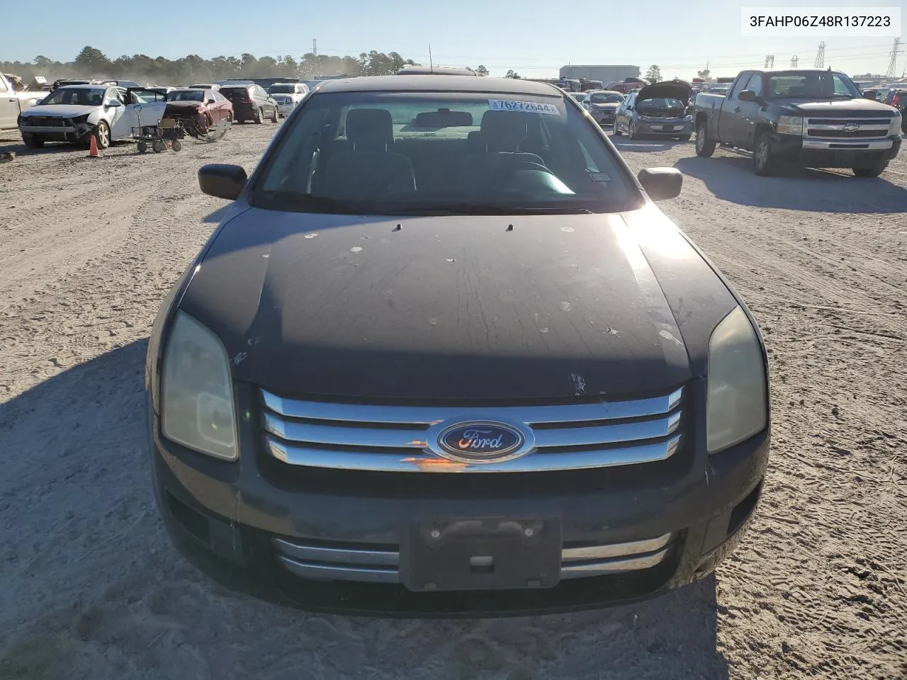 2008 Ford Fusion S VIN: 3FAHP06Z48R137223 Lot: 76272644