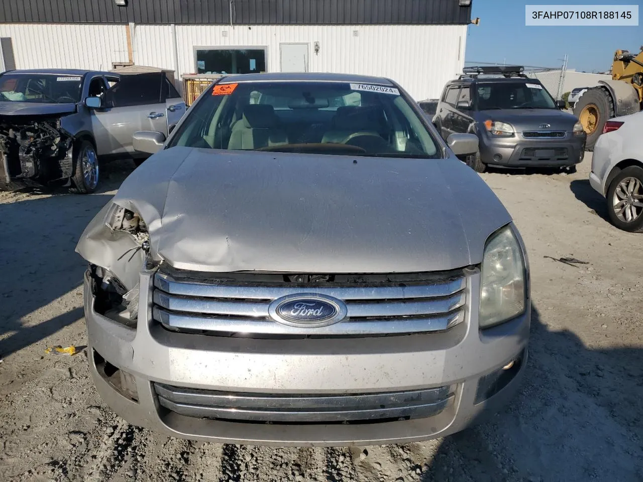 2008 Ford Fusion Se VIN: 3FAHP07108R188145 Lot: 76502024