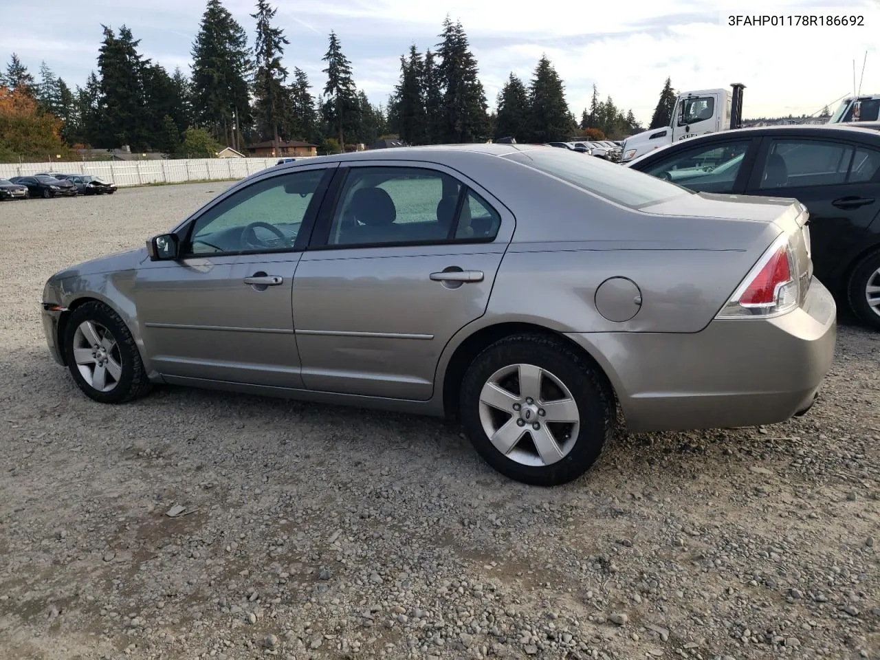 2008 Ford Fusion Se VIN: 3FAHP01178R186692 Lot: 77791094