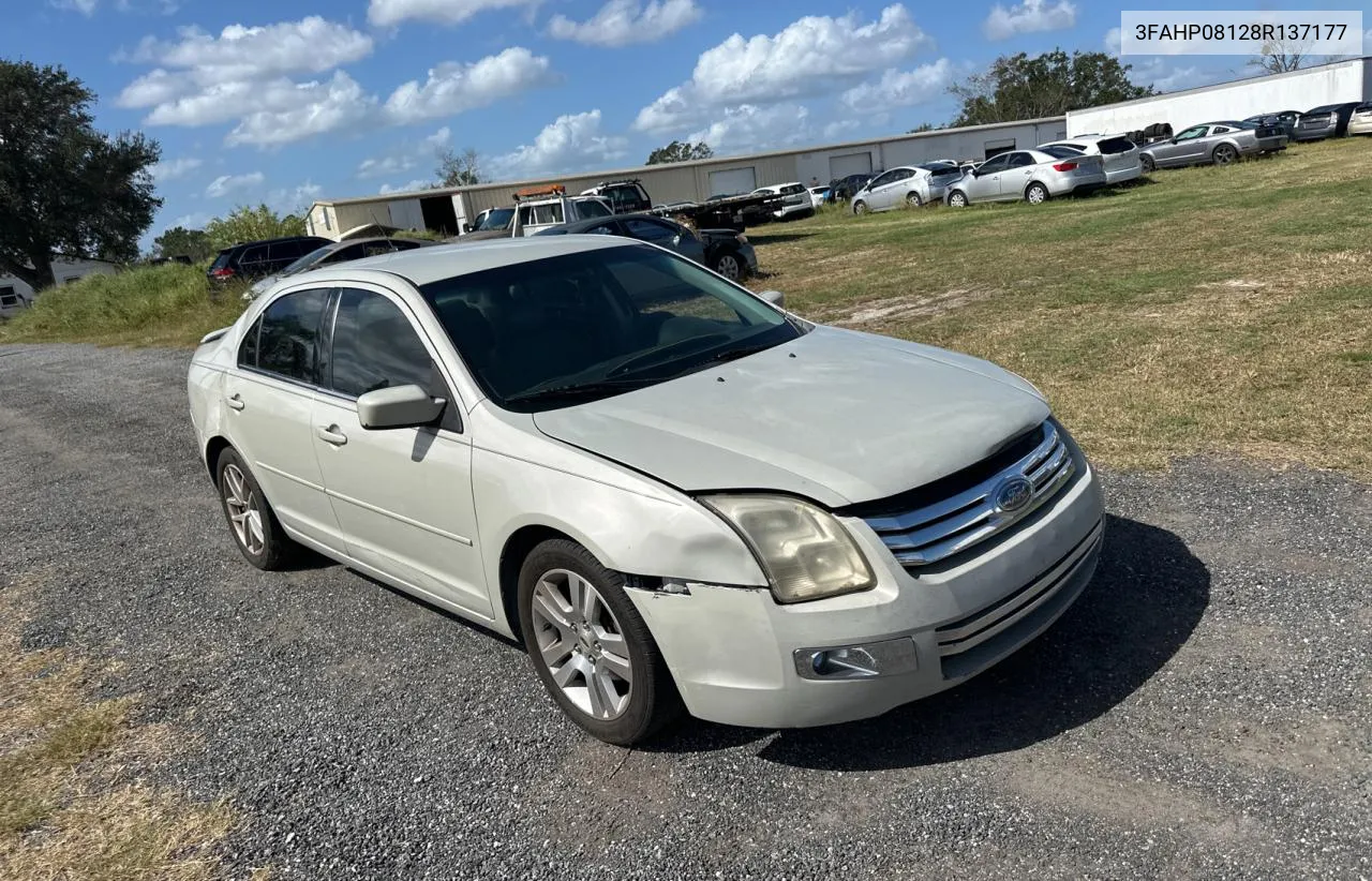 2008 Ford Fusion Sel VIN: 3FAHP08128R137177 Lot: 78903024