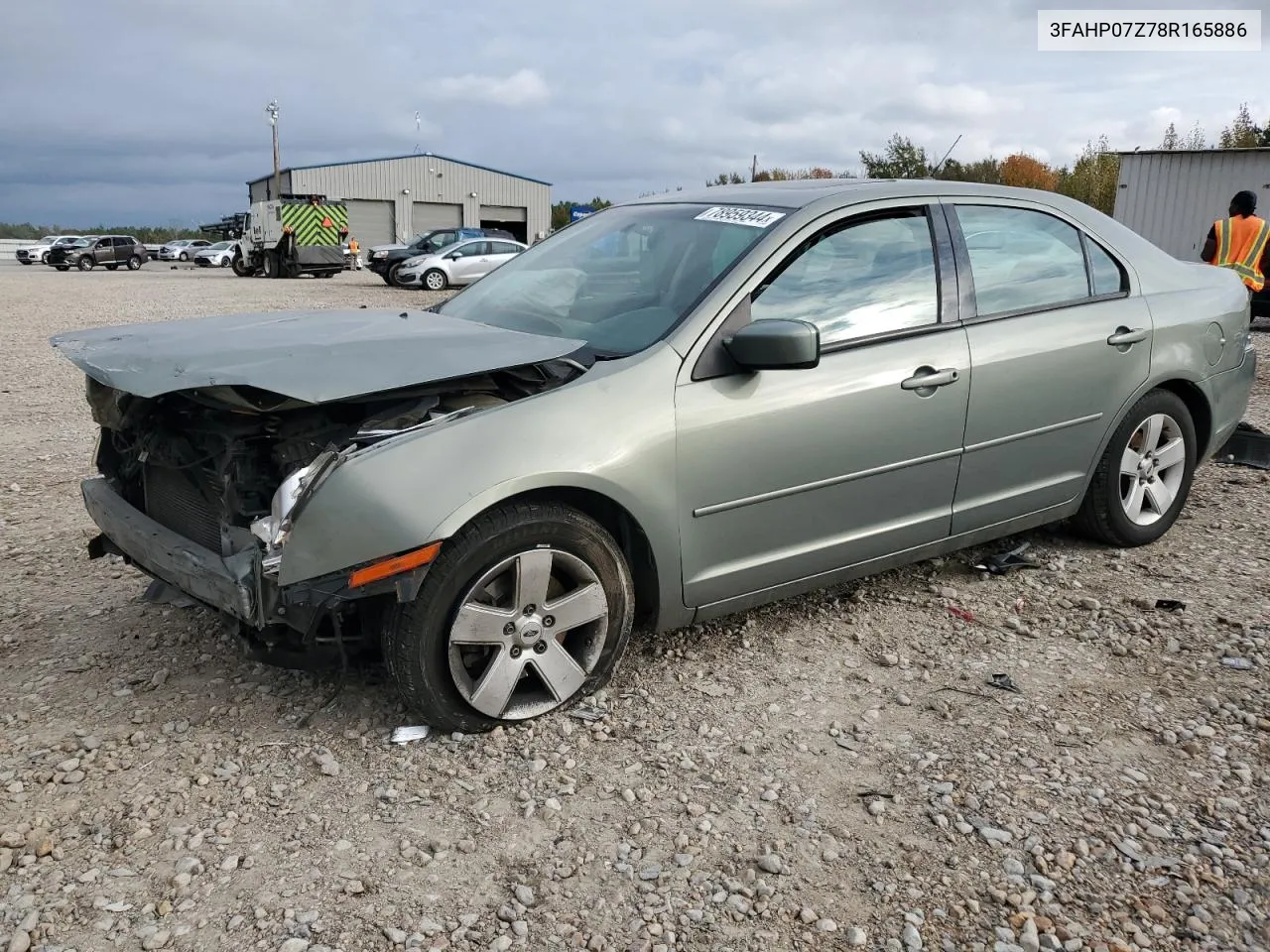 2008 Ford Fusion Se VIN: 3FAHP07Z78R165886 Lot: 78959344