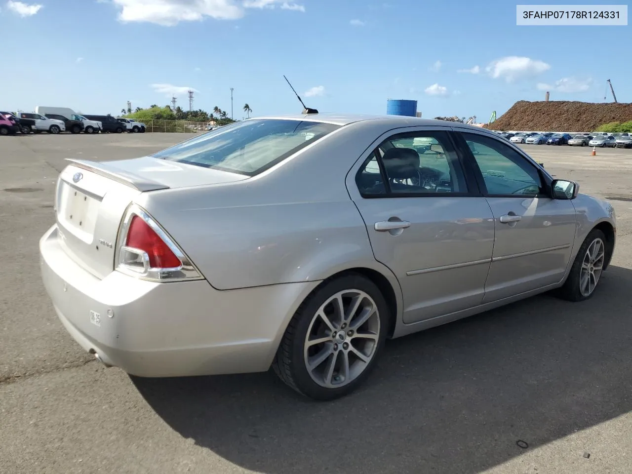 2008 Ford Fusion Se VIN: 3FAHP07178R124331 Lot: 79158184