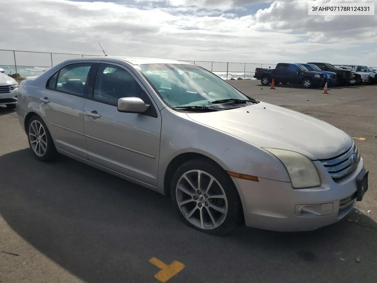 2008 Ford Fusion Se VIN: 3FAHP07178R124331 Lot: 79158184