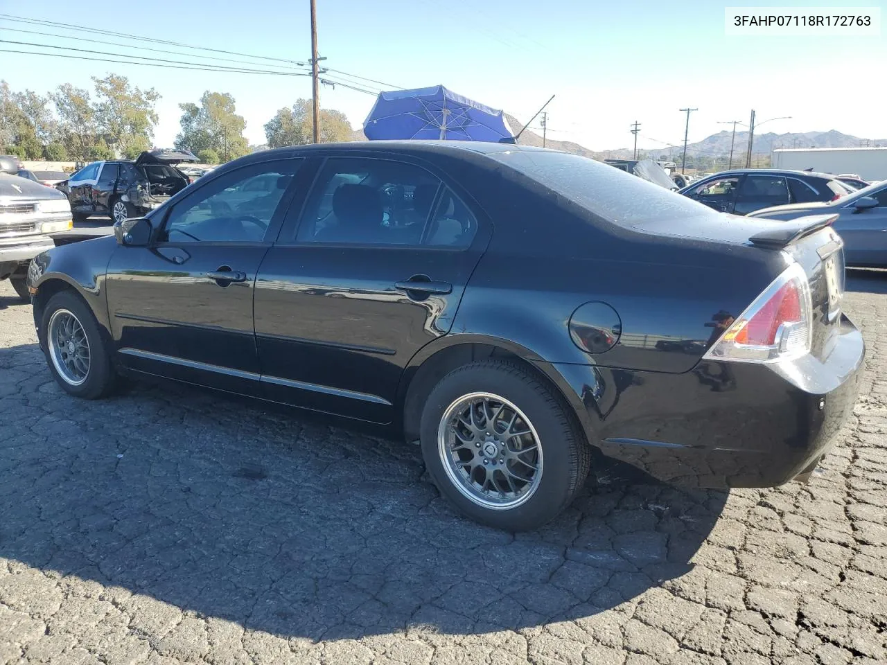 2008 Ford Fusion Se VIN: 3FAHP07118R172763 Lot: 79325284