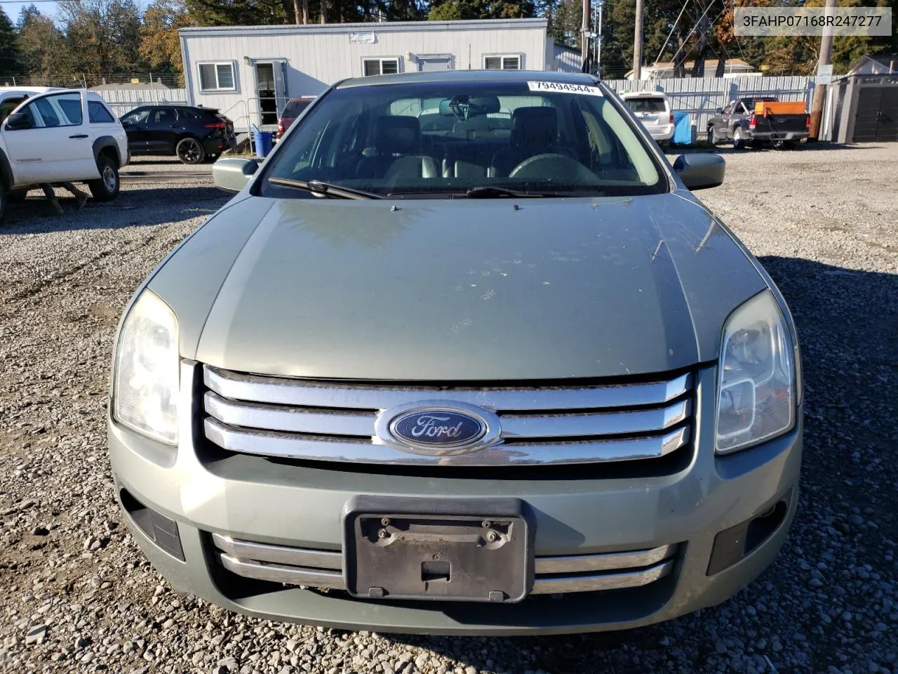 2008 Ford Fusion Se VIN: 3FAHP07168R247277 Lot: 79494544