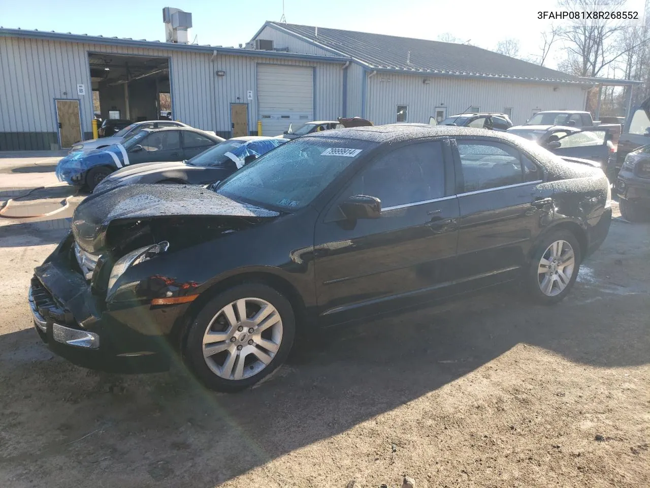 2008 Ford Fusion Sel VIN: 3FAHP081X8R268552 Lot: 79999914