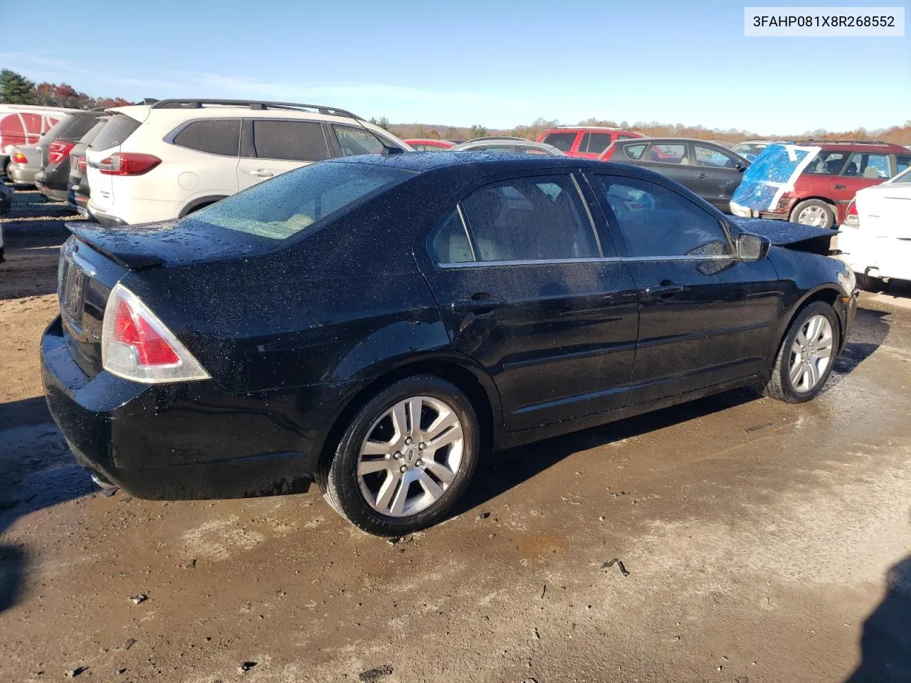 2008 Ford Fusion Sel VIN: 3FAHP081X8R268552 Lot: 79999914