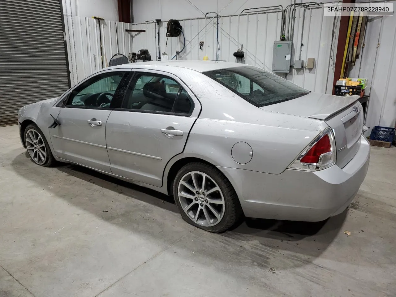 2008 Ford Fusion Se VIN: 3FAHP07Z78R228940 Lot: 80042764