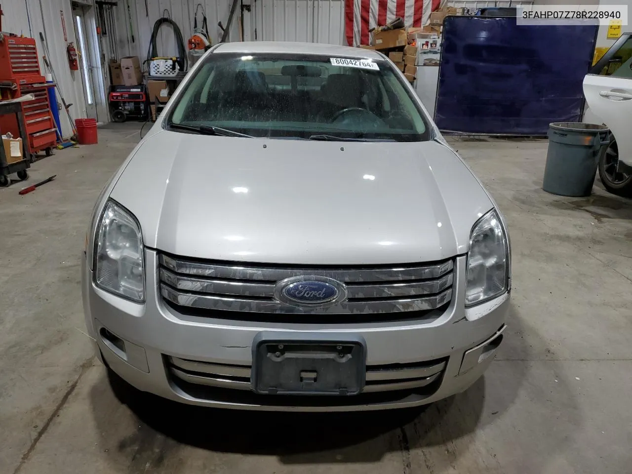 2008 Ford Fusion Se VIN: 3FAHP07Z78R228940 Lot: 80042764