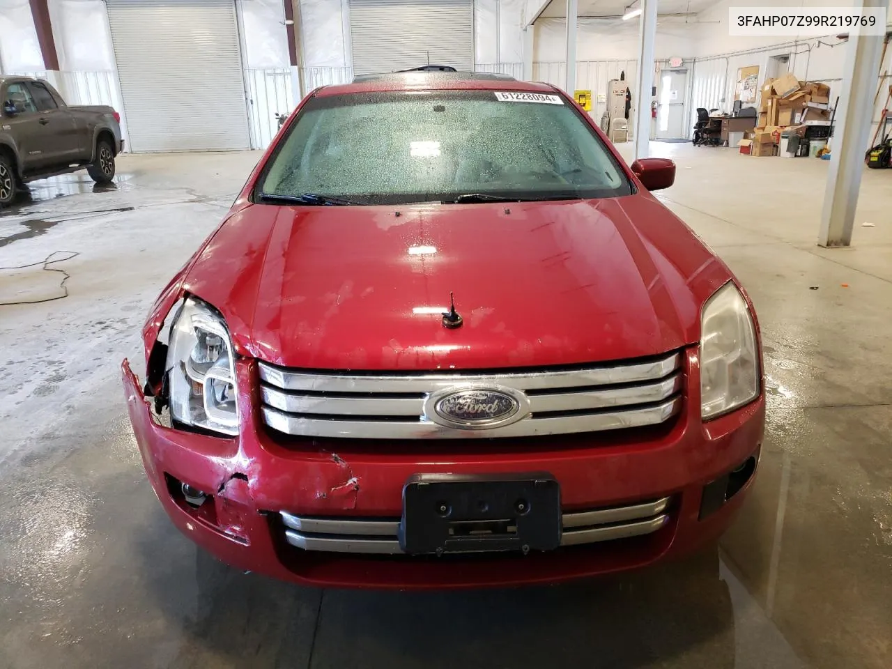 2009 Ford Fusion Se VIN: 3FAHP07Z99R219769 Lot: 61228094