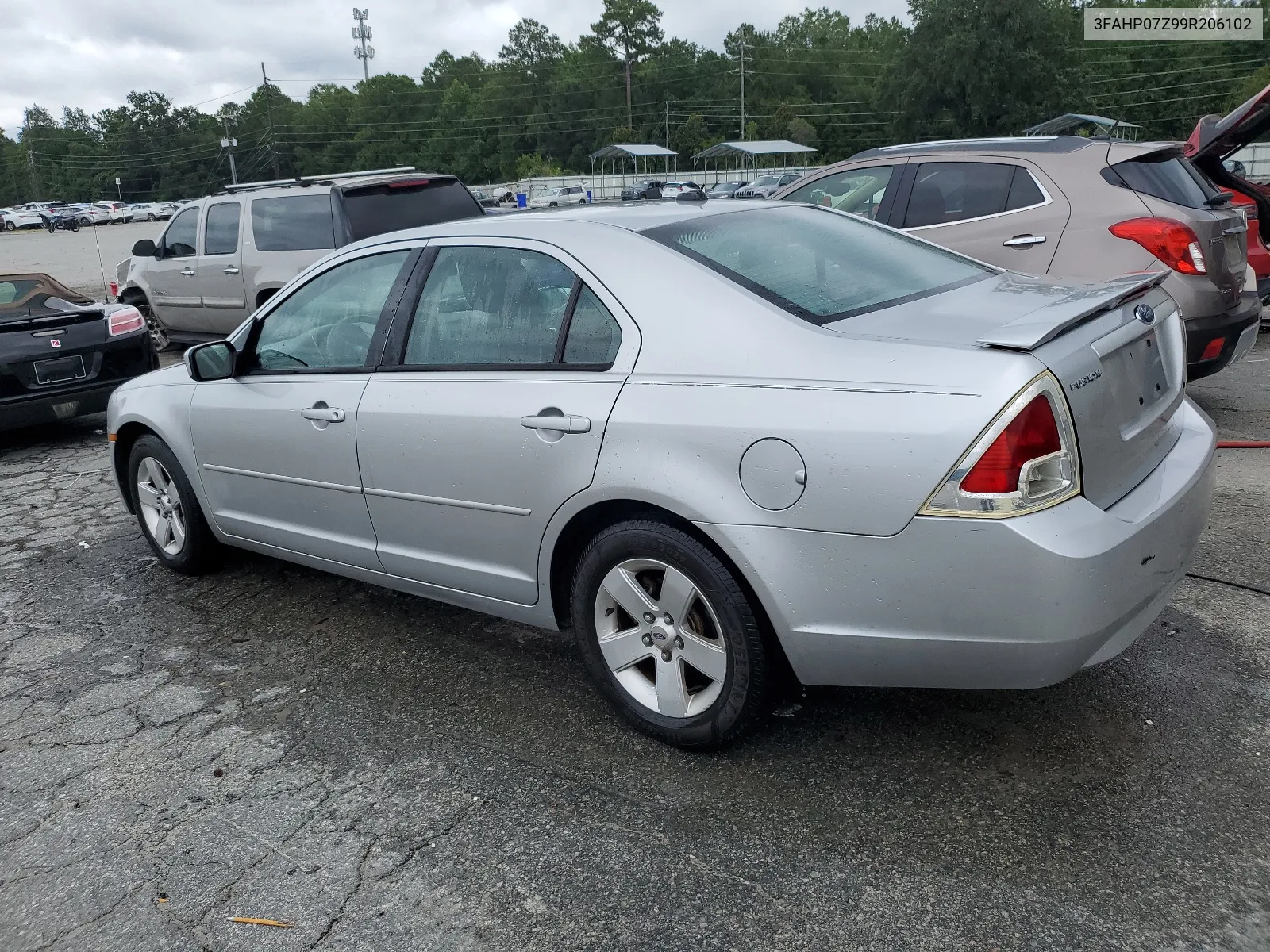 2009 Ford Fusion Se VIN: 3FAHP07Z99R206102 Lot: 61624104