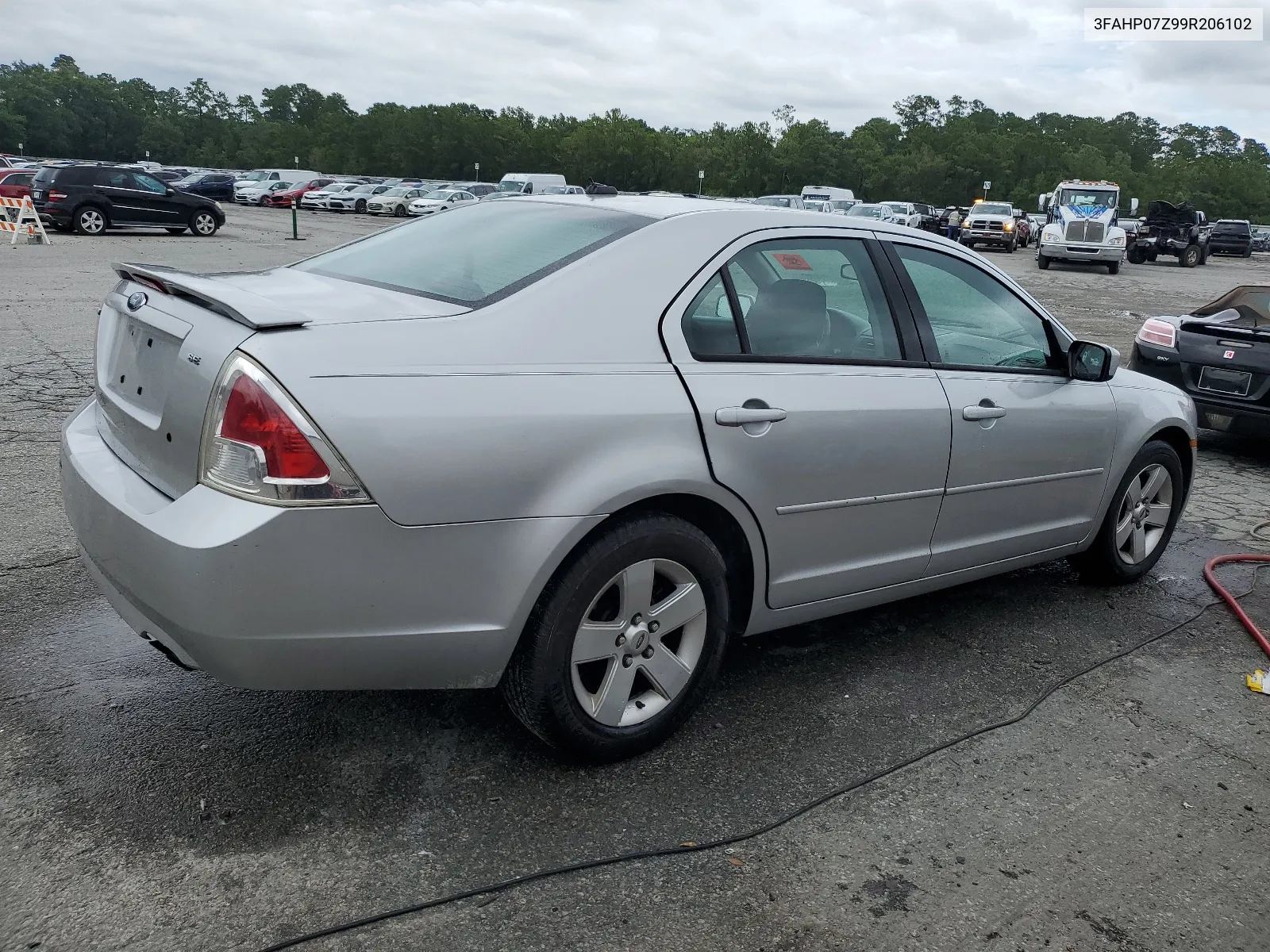 2009 Ford Fusion Se VIN: 3FAHP07Z99R206102 Lot: 61624104