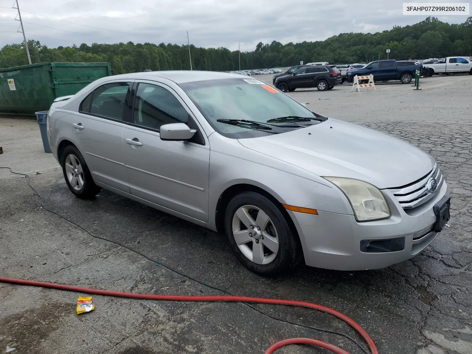 2009 Ford Fusion Se VIN: 3FAHP07Z99R206102 Lot: 61624104