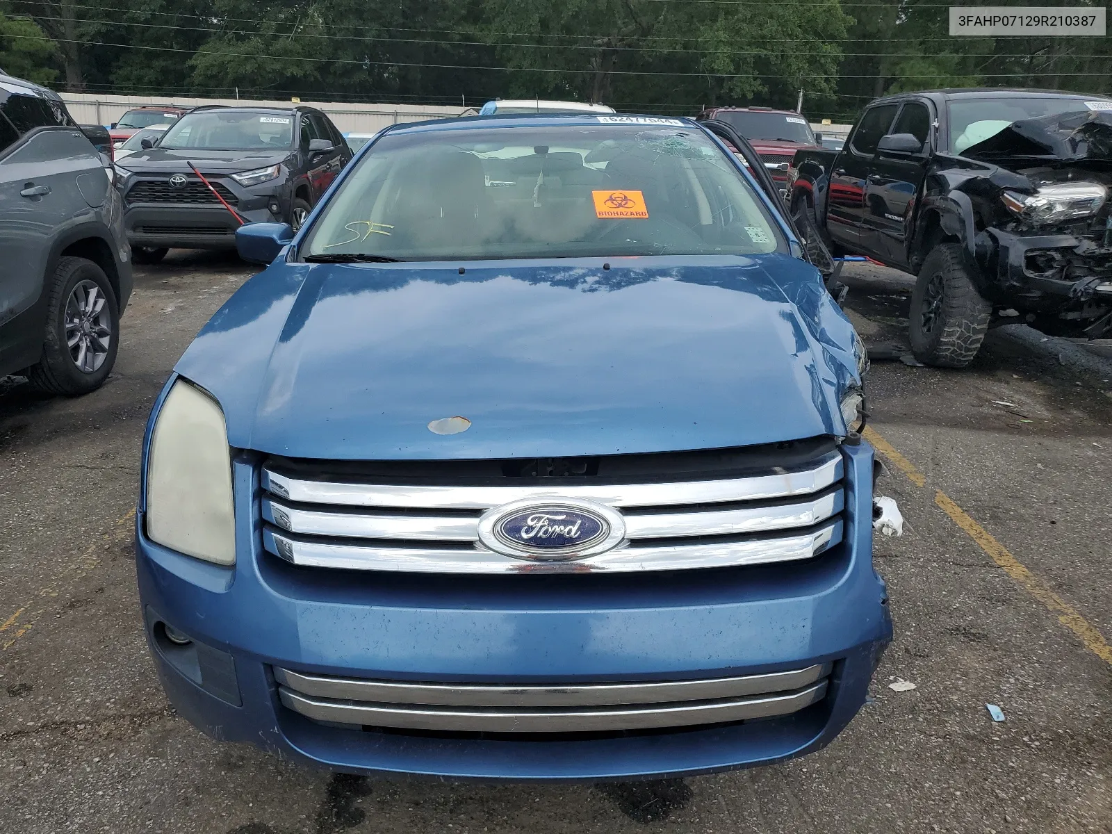 2009 Ford Fusion Se VIN: 3FAHP07129R210387 Lot: 62477644