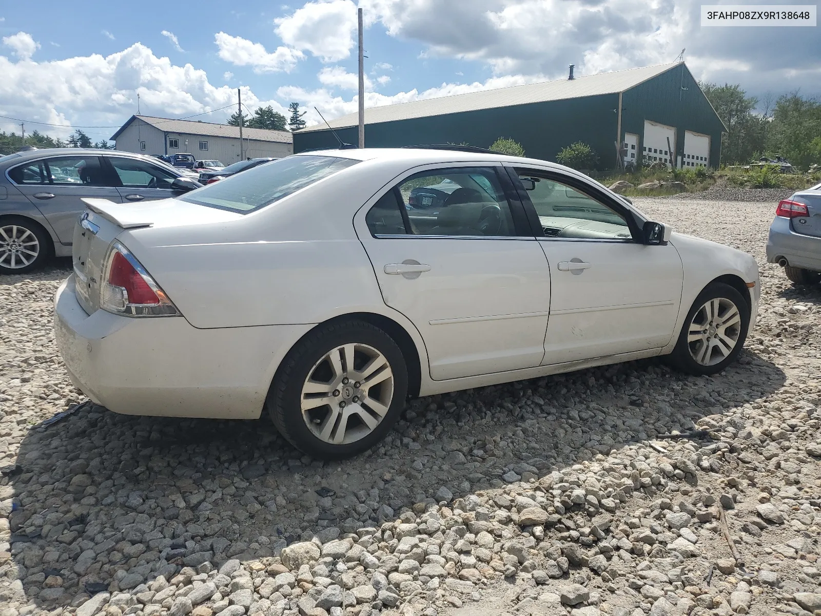 2009 Ford Fusion Sel VIN: 3FAHP08ZX9R138648 Lot: 62672444