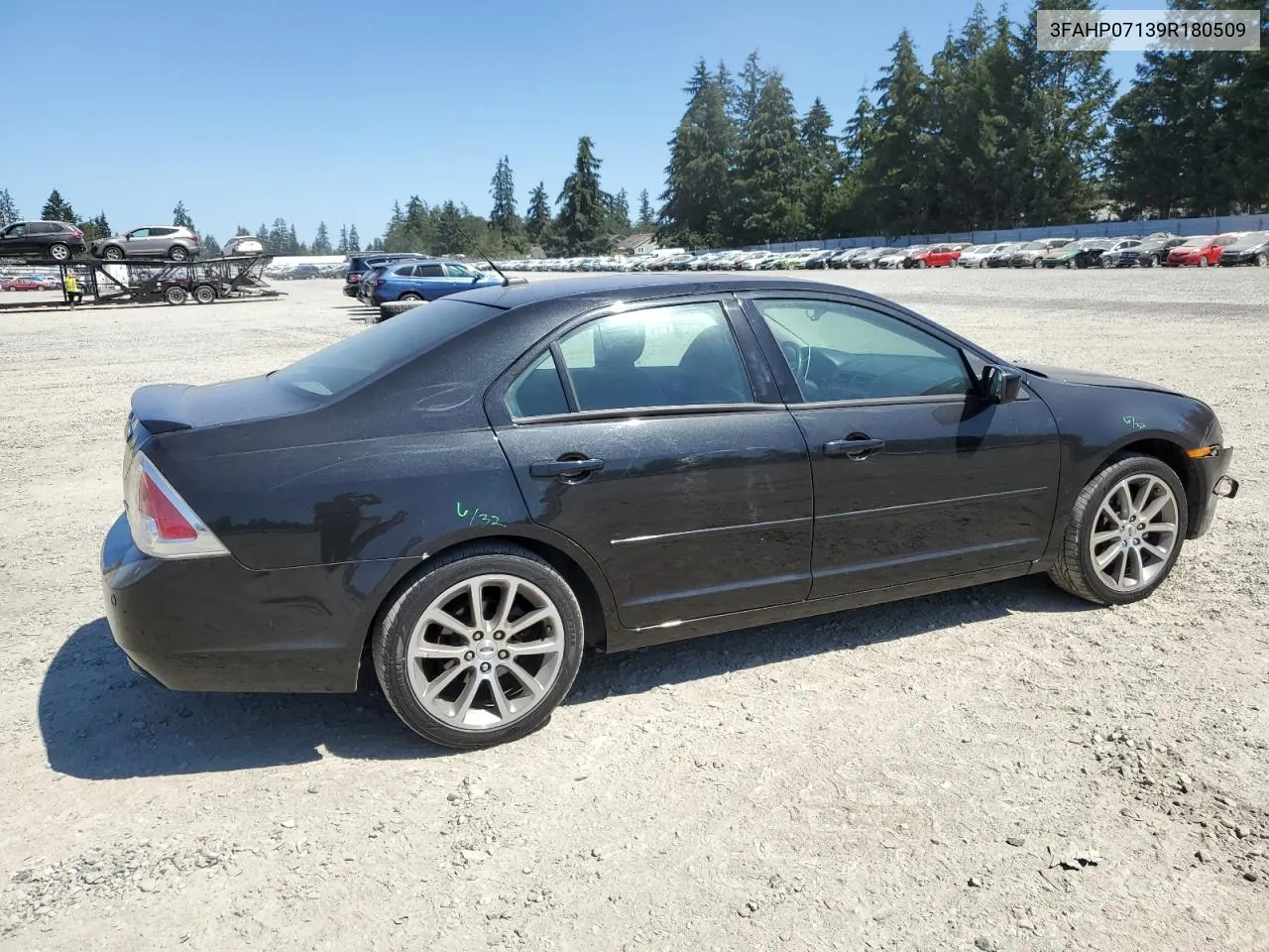 2009 Ford Fusion Se VIN: 3FAHP07139R180509 Lot: 62687434