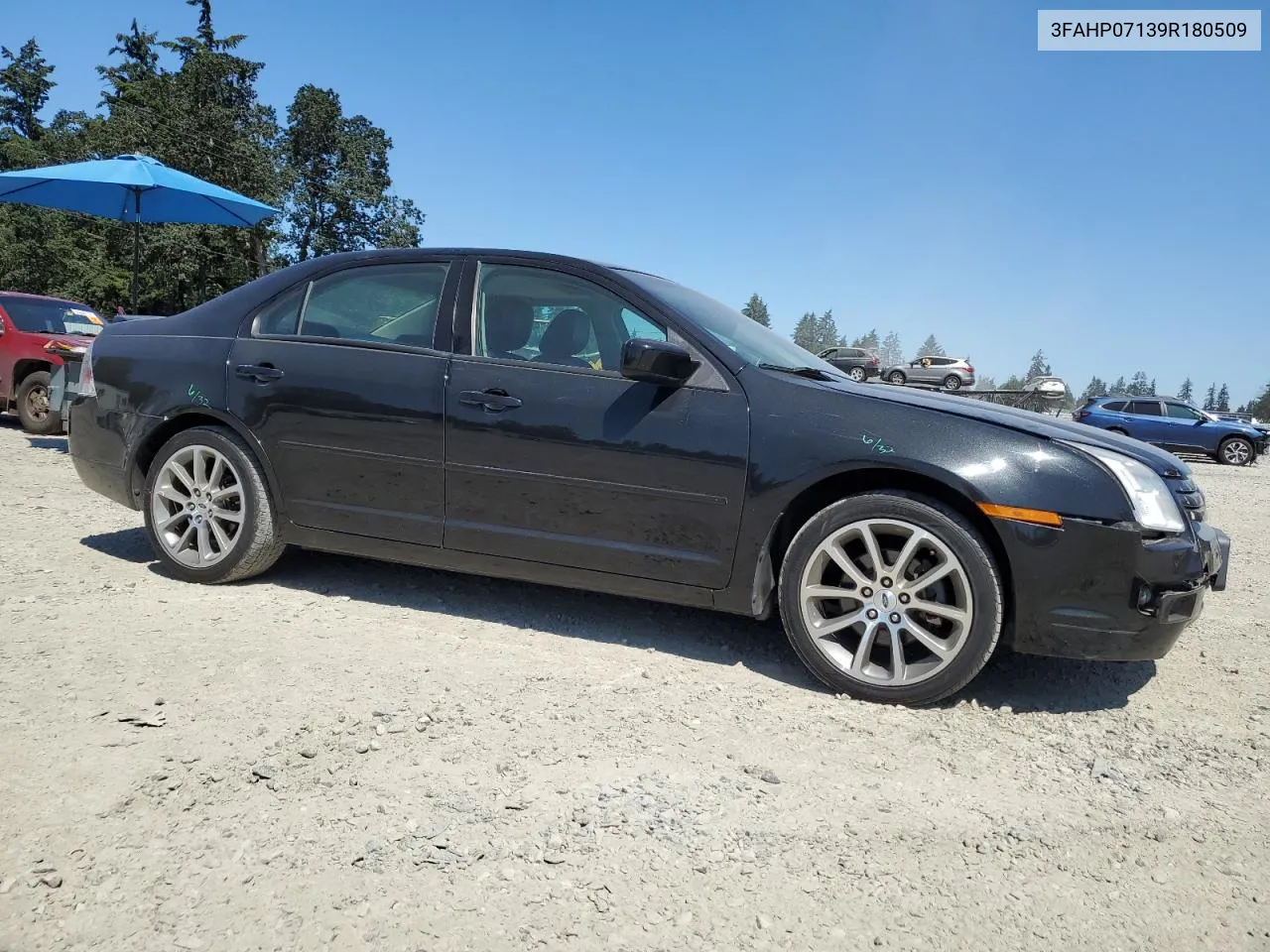 2009 Ford Fusion Se VIN: 3FAHP07139R180509 Lot: 62687434