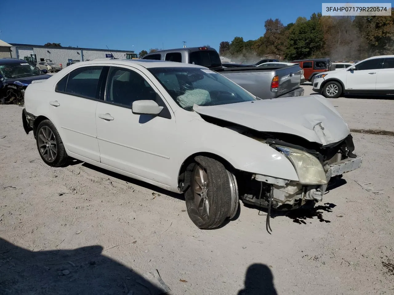 2009 Ford Fusion Se VIN: 3FAHP07179R220574 Lot: 66510644