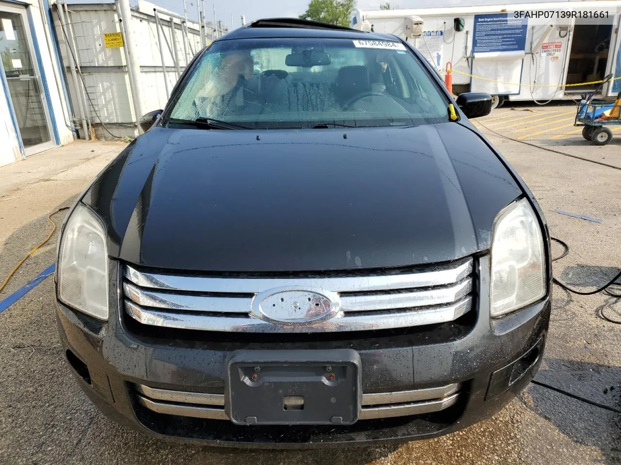 2009 Ford Fusion Se VIN: 3FAHP07139R181661 Lot: 67584984