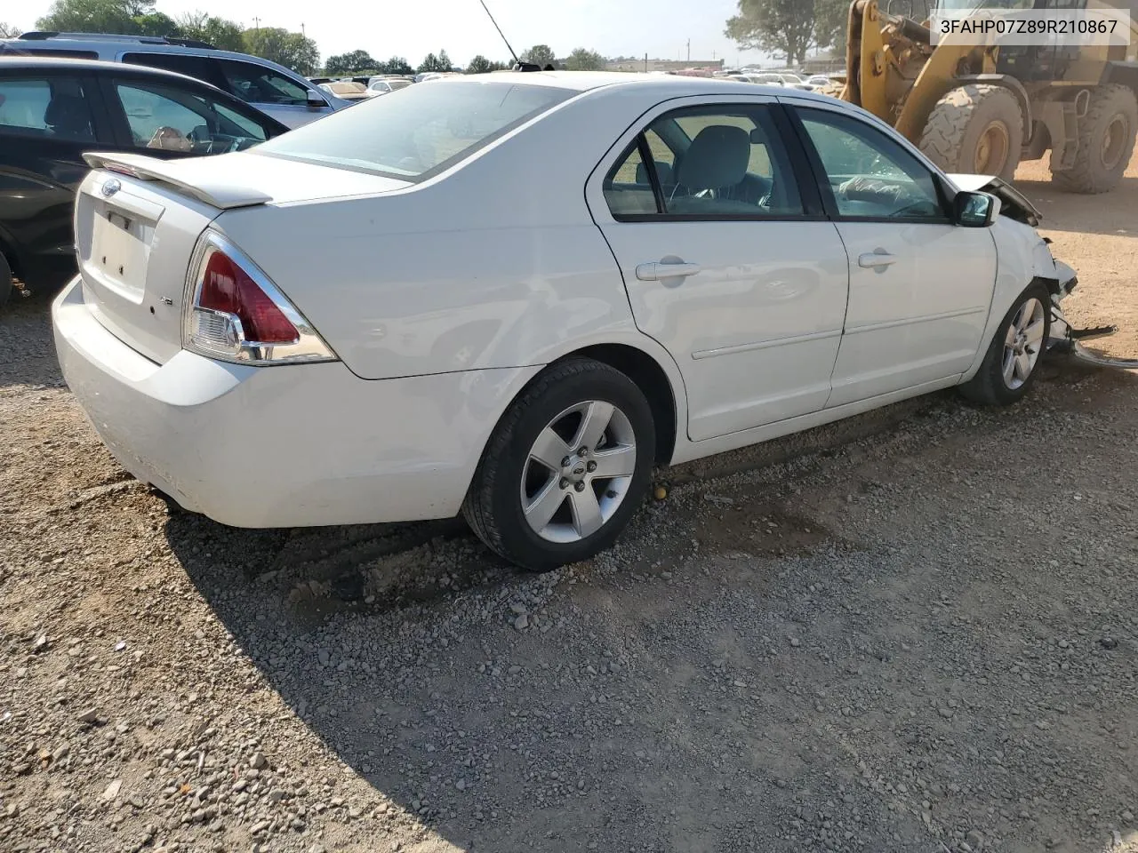 2009 Ford Fusion Se VIN: 3FAHP07Z89R210867 Lot: 68255194