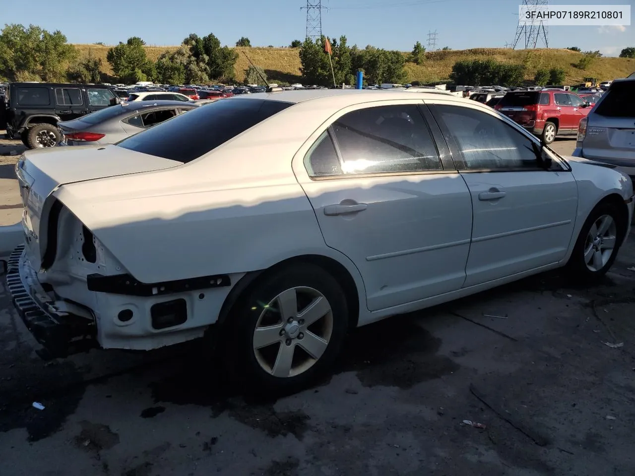 3FAHP07189R210801 2009 Ford Fusion Se