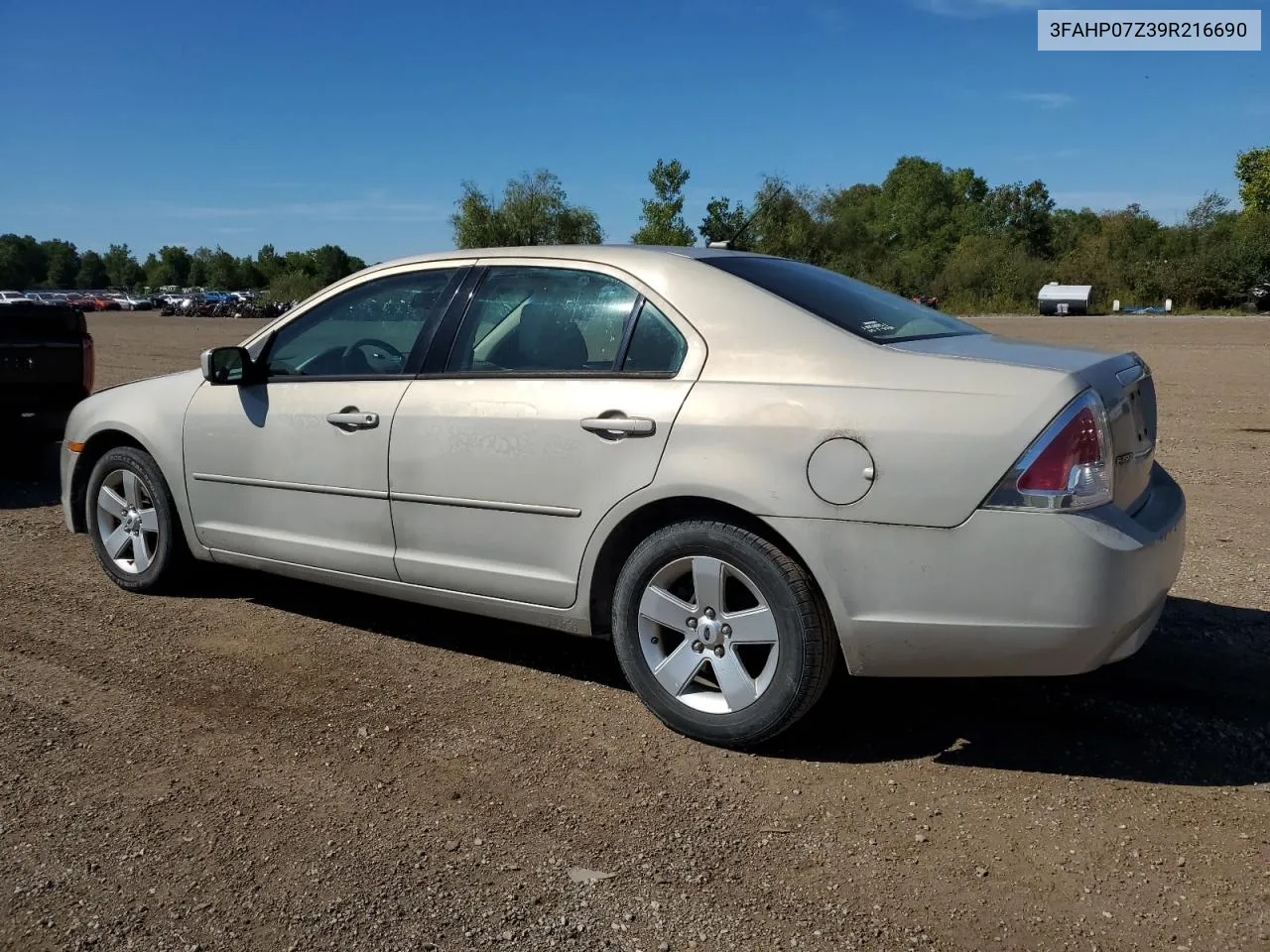 2009 Ford Fusion Se VIN: 3FAHP07Z39R216690 Lot: 69508504