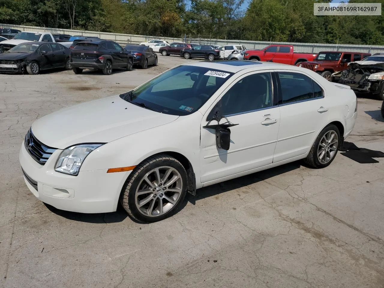 2009 Ford Fusion Sel VIN: 3FAHP08169R162987 Lot: 70284404