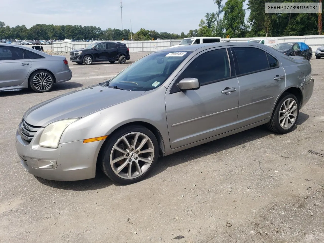 2009 Ford Fusion Se VIN: 3FAHP07Z89R199031 Lot: 71035084