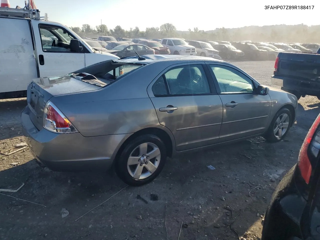 2009 Ford Fusion Se VIN: 3FAHP07Z89R188417 Lot: 71262644